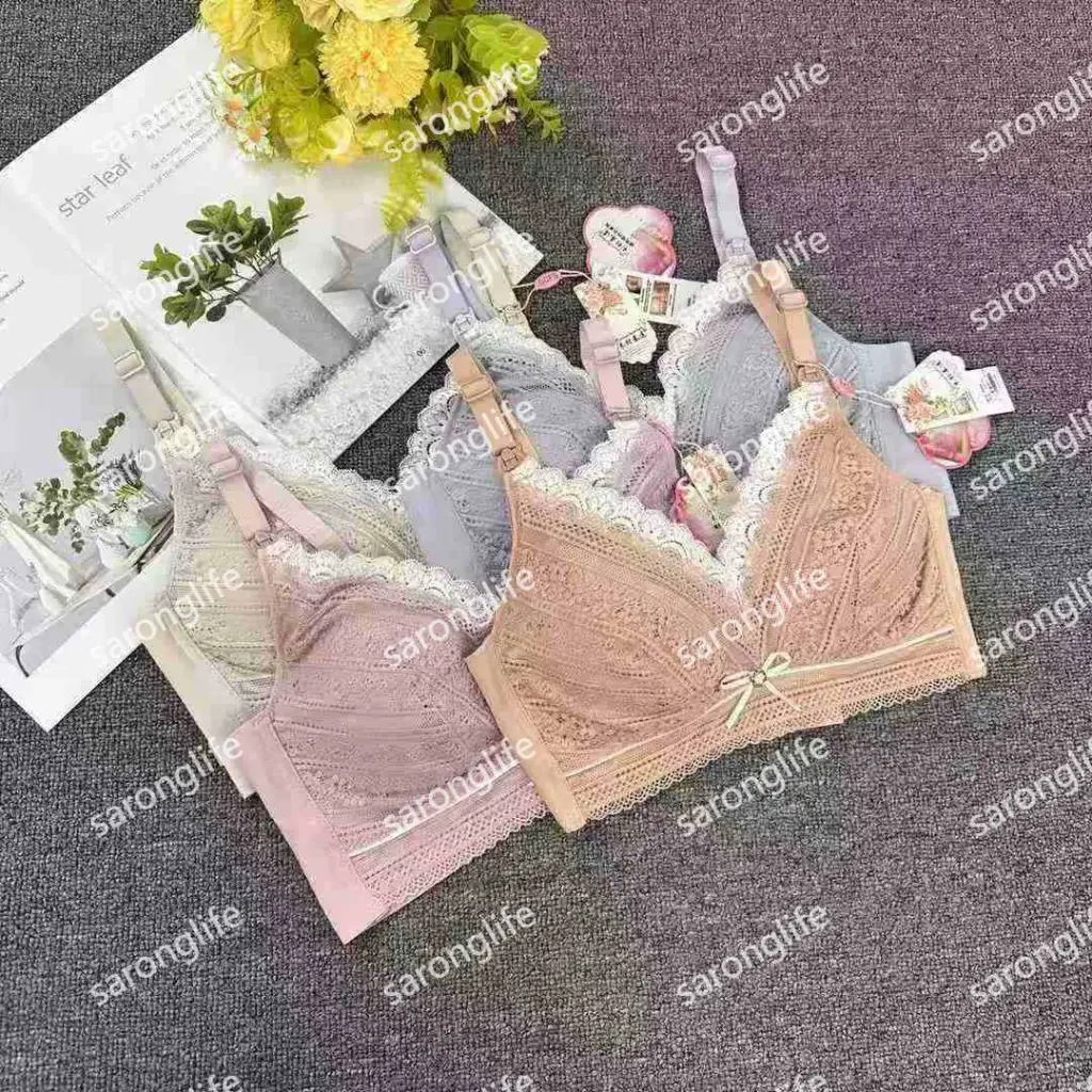 Maternity Nursing Cotton Wireless Supportive Bra Large Cup - Bra
