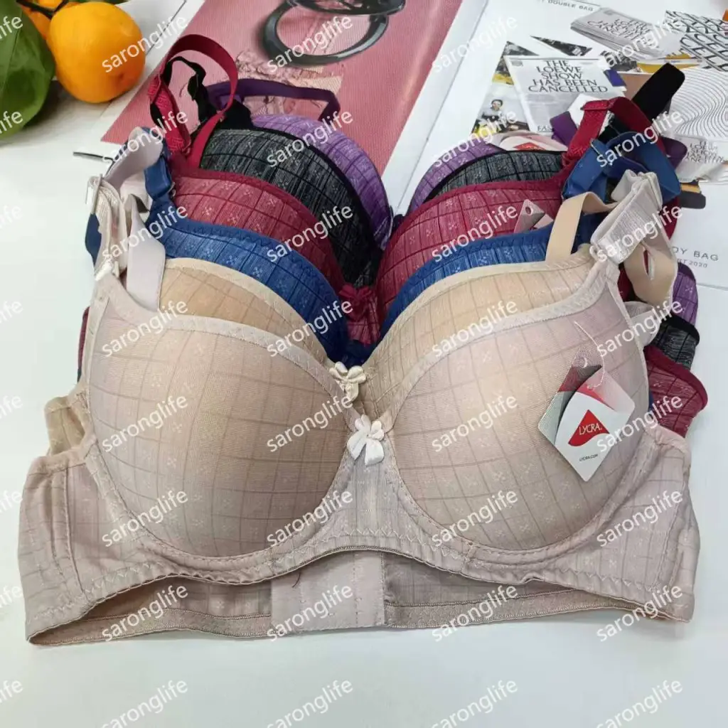 Plus Size Women's Mesh Cup Sports Bra Push-Up Comfortable - Bra