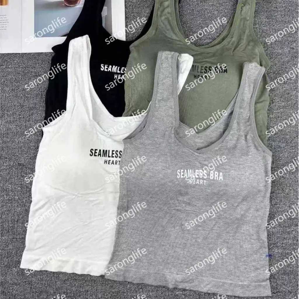 Women's Cotton Padded Sports Yoga Tank Top Bra, Comfortable - Bra