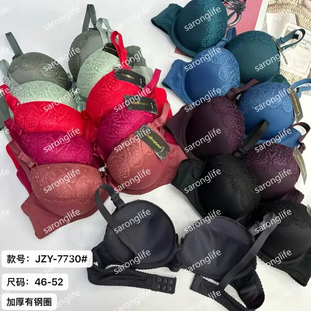 Women's Lace Underwire Bra Sexy Mesh Splice Export - Bra