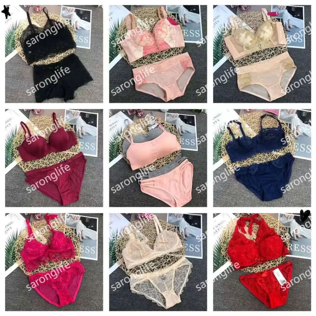 Women's Mixed Style Push-Up Backless Bra Set Wholesale - Bra