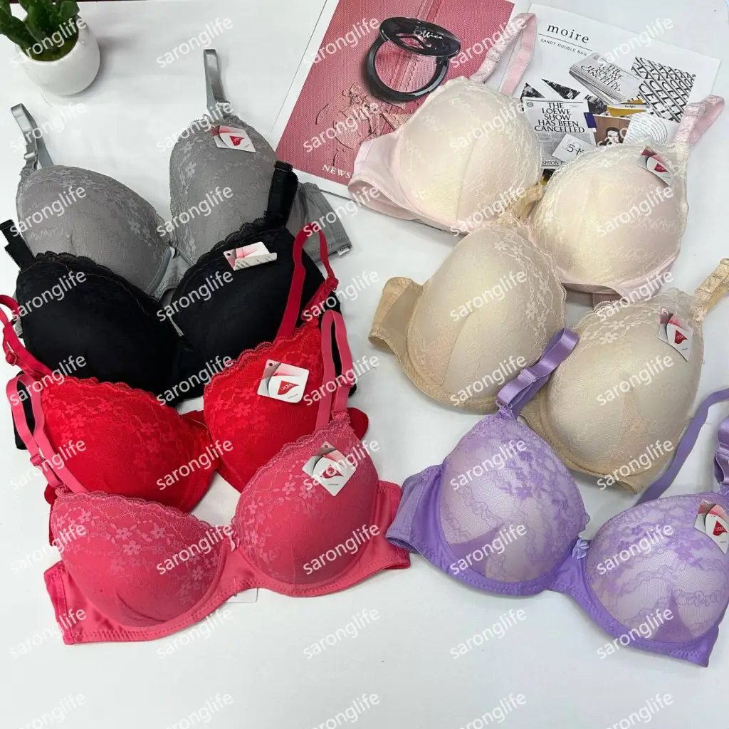 Women's Plus Size Underwire Push-Up Bra, Comfortable Sexy Lingerie - Bra