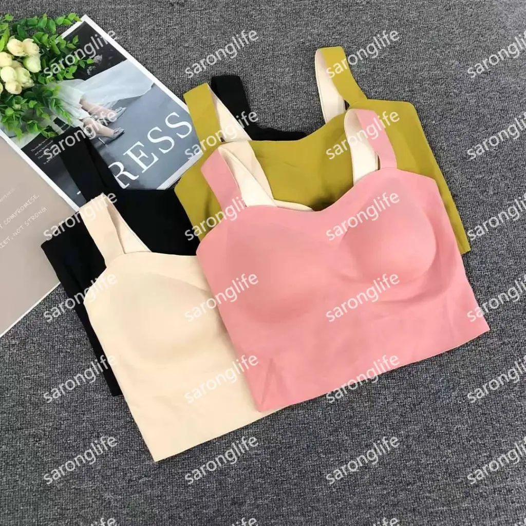 Women's Seamless High-Elastic Wireless Yoga Bra Tank Top - Bra
