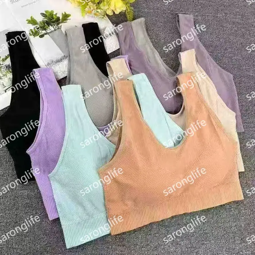 Women's Seamless Wireless Back Beauty Tank Top Bra, Sexy Layering - Bra