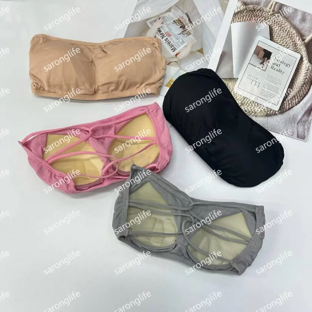Women's Strapless Anti-Slip Push-Up Tube Top Lingerie - Bra