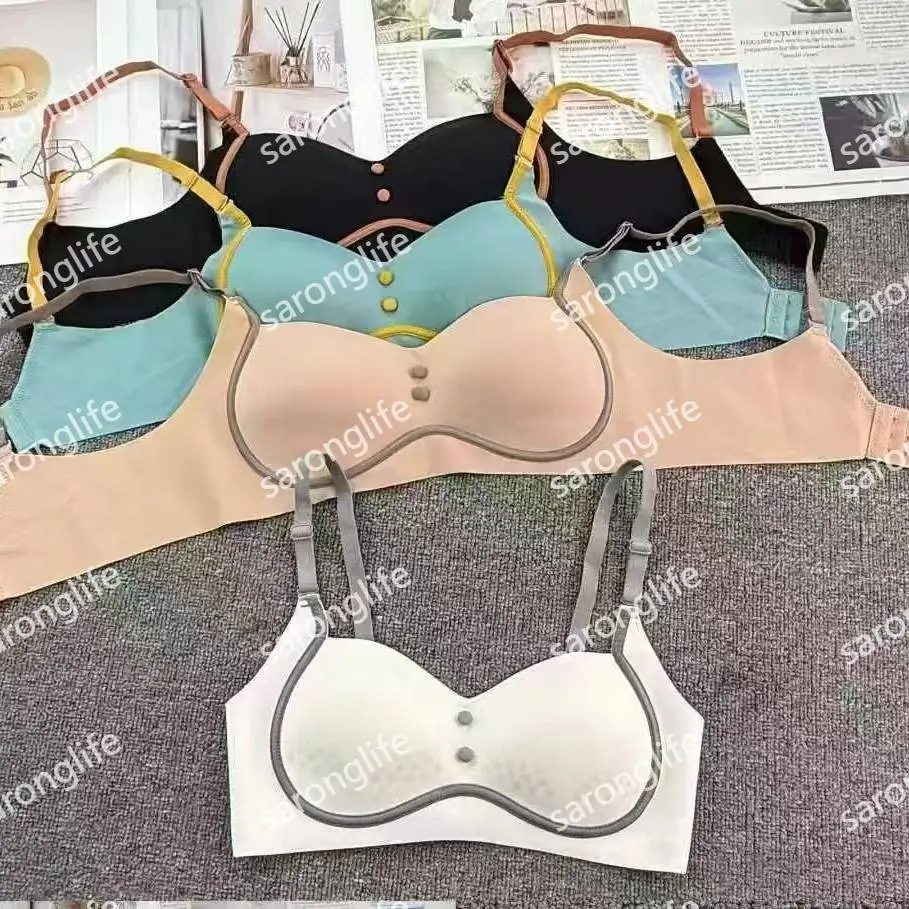 Women's Wireless Latex Push-Up Strapless Bra, Seamless, Breathable - Bra