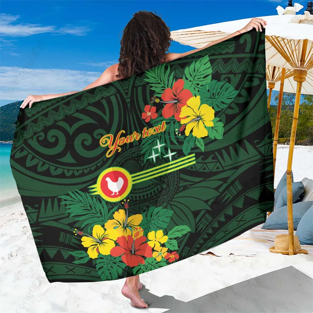 Pink Hibiscus Samoa Tribal Print Sarong Beach Wrap Polynesian Island Cover Up Wholesale Pareo