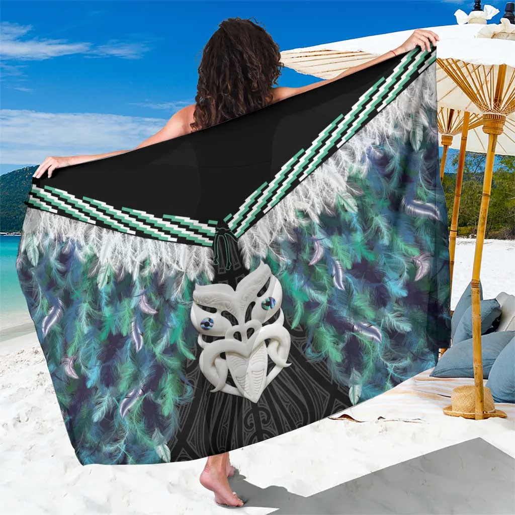 Aotearoa Korowai Motif Sarong Maori Wheku Poutama - main view