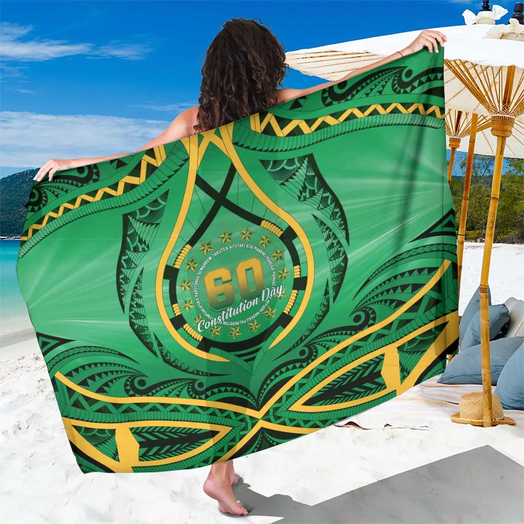 Cook Islands Constitution Day Sarong 60th Anniversary - main view