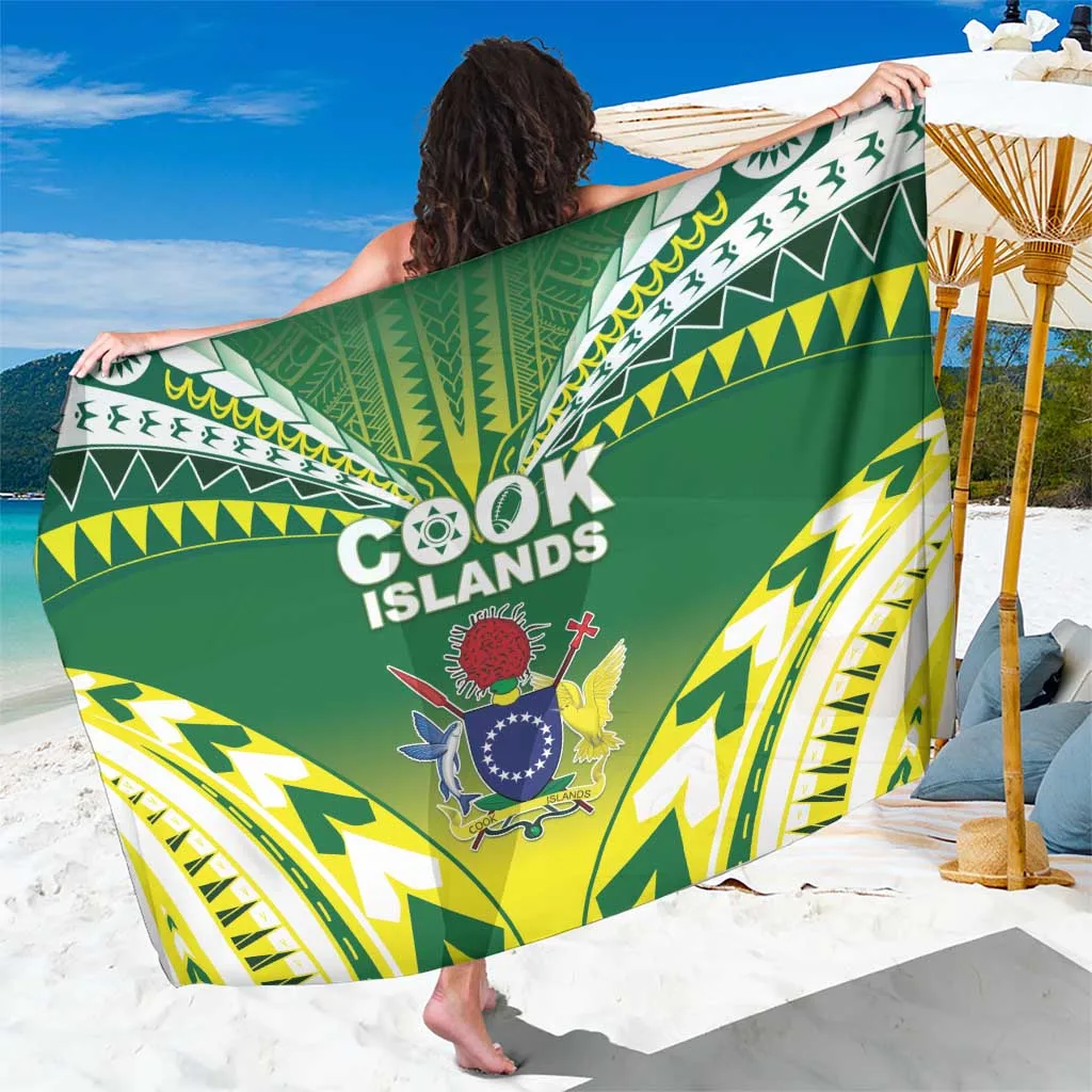 Navy Cook Islands Rugby Champions Print Sarong South Pacific Island Beach Wrap Wholesale Pareo - main view