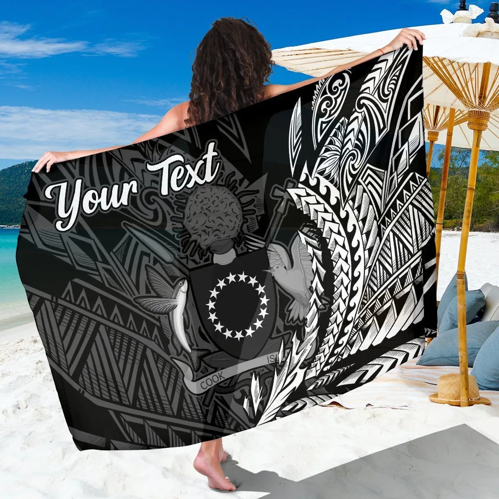 Custom Wings Style Print Sarong Viscose Rayon Polynesian Beach Wrap Pareo for Resort Wholesale - main view