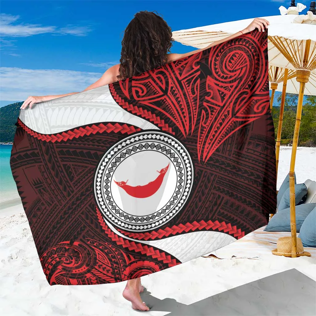 Brown Easter Island Moai Statues Polynesian Tribal Print Sarong Beach Wrap Resort Hotel Poolside Cover Up Wholesale Pareo - main view