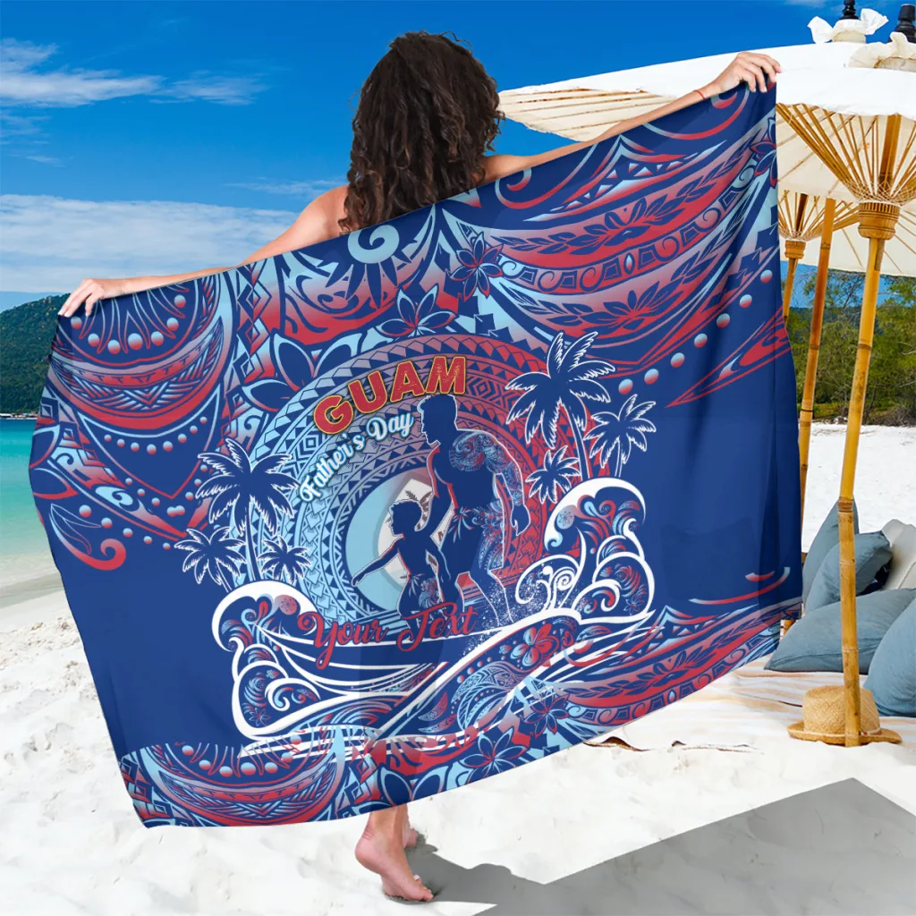 Multicolor Polynesian Tribal Hibiscus Plumeria Print Sarong Beach Wrap Summer Island Cover Up Wholesale Pareo - main view