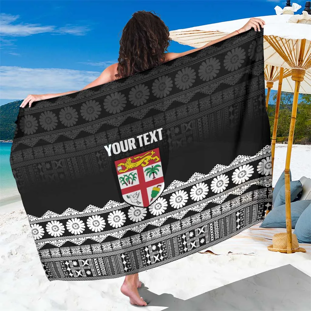 Fiji Tapa Rugby Custom Sarong Viscose Rayon Beach Wrap Tropical Island Cover Up Wholesale Pareo - main view