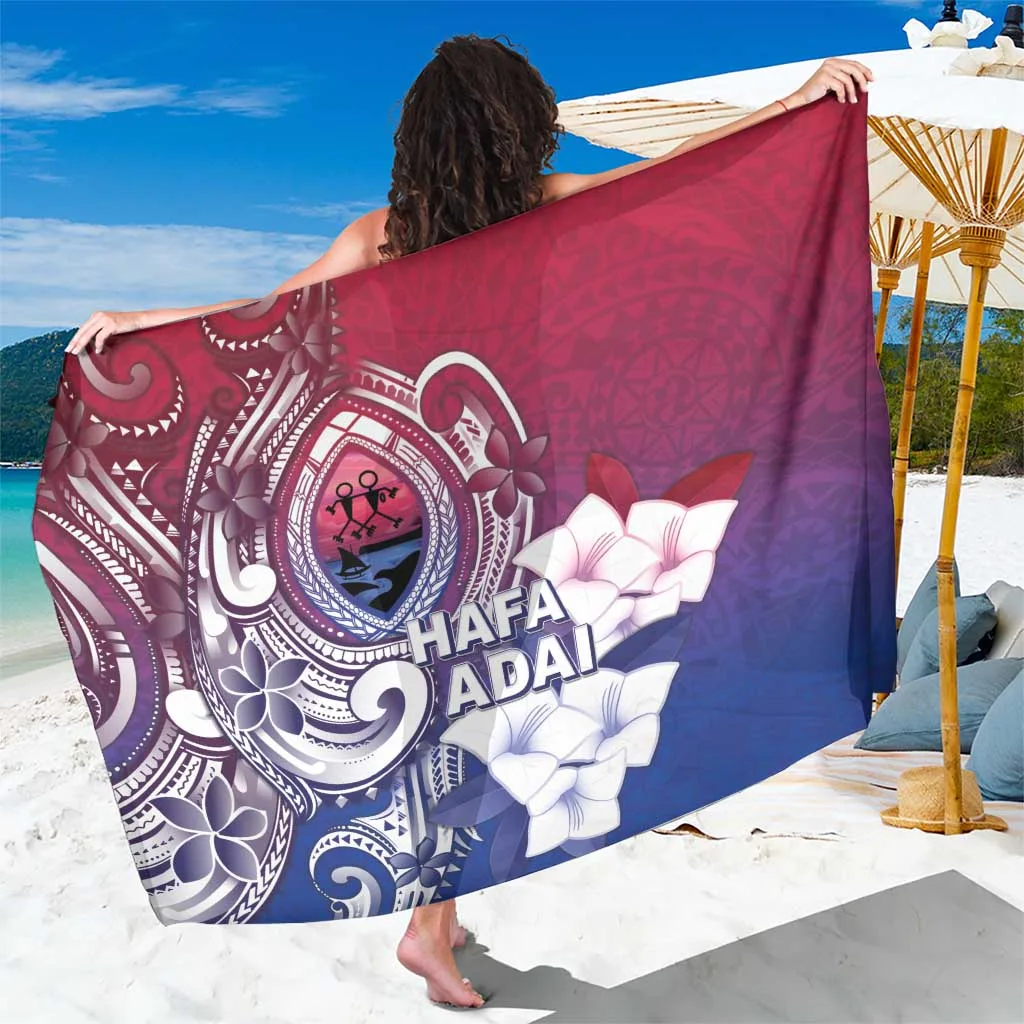Tribal Turtle Hibiscus Print Sarong South Pacific Island Beach Wrap Wholesale Pareo - main view