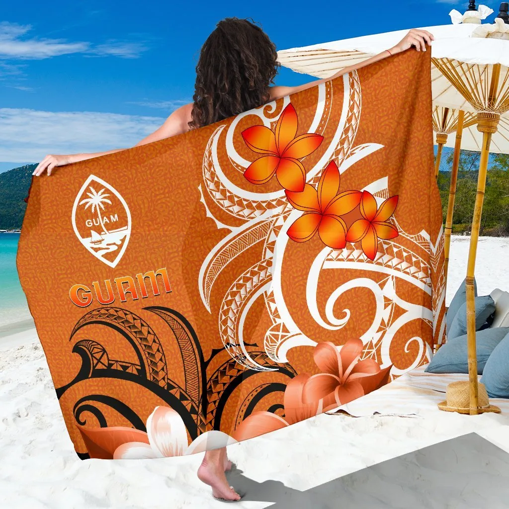 Guam Sarong Guamanian Spirit Viscose Rayon Beach Wrap Custom Pareo - main view