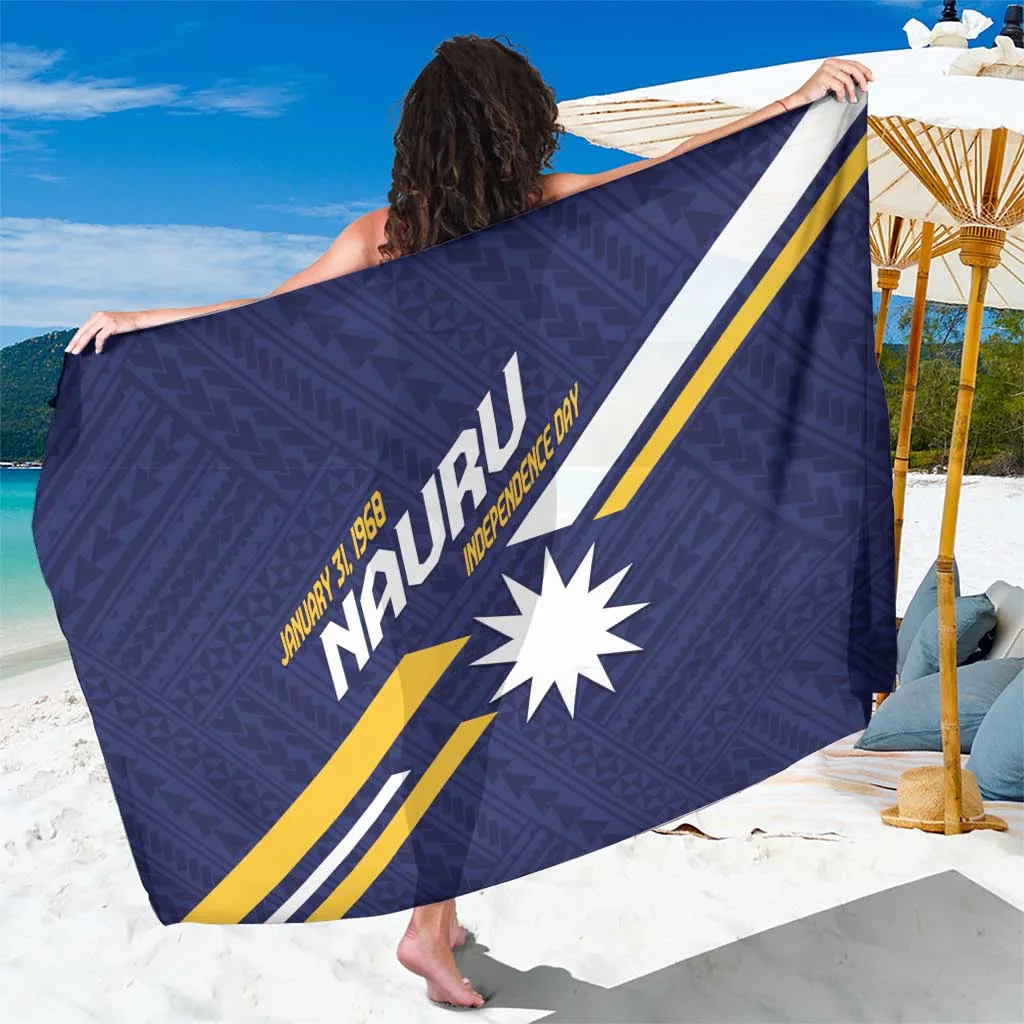 Happy Nauru Independence Day Sarong Polynesian Pattern - main view