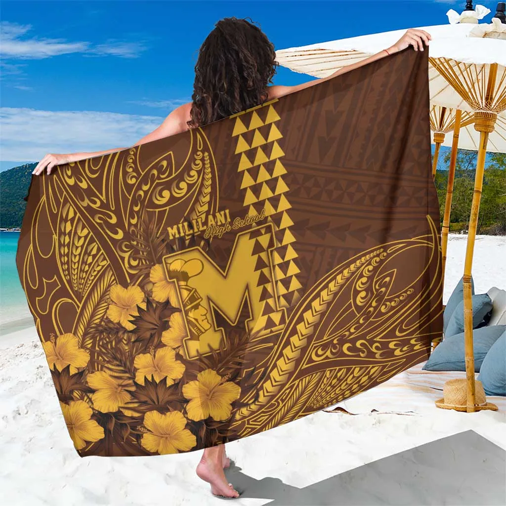White Tribal Hibiscus Flower Print Sarong Hawaii Tropical Beach Wrap Pareo Wholesale Custom OEM - main view