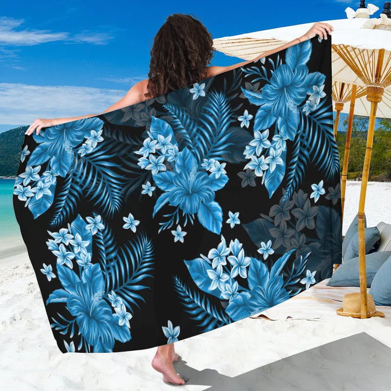 Hawaii Summer Colorful Sarong Light Blue - main view