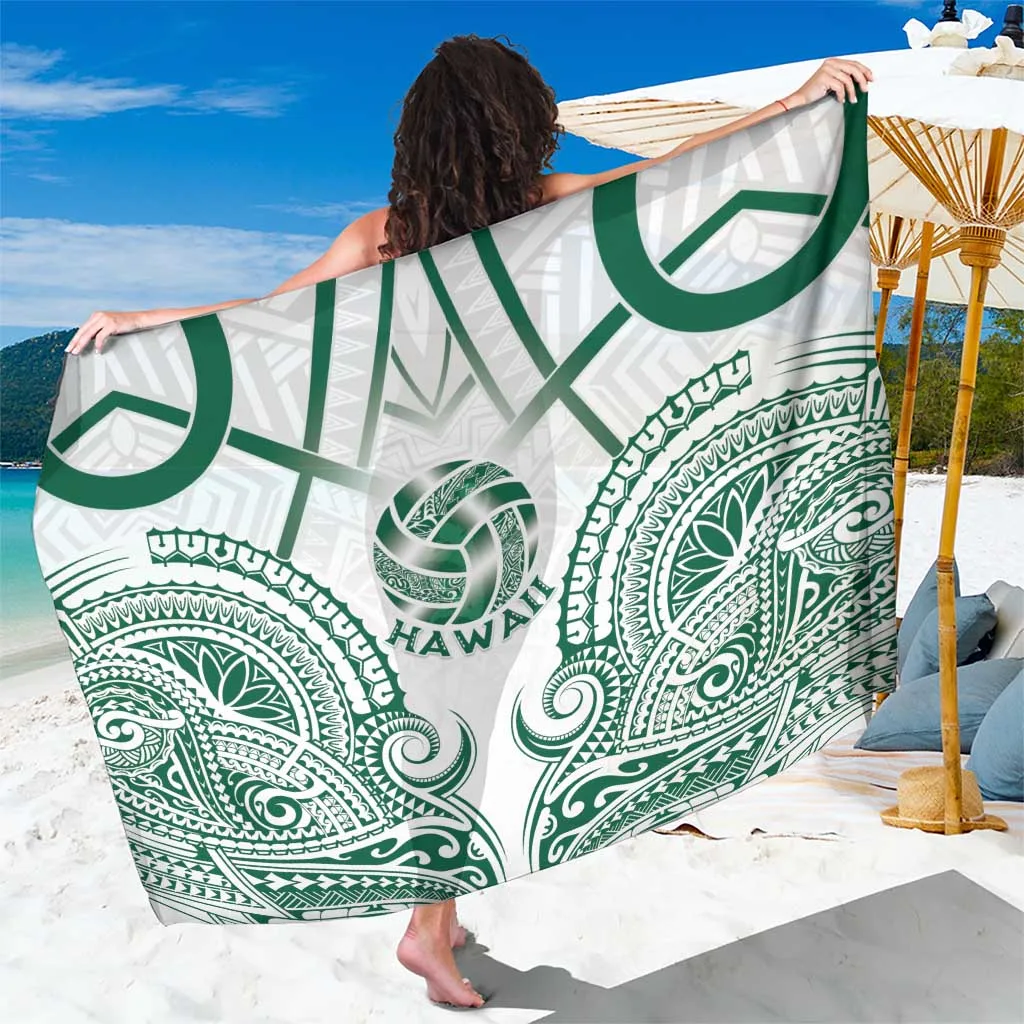 Multicolor Hawaii Polynesian Tribal Hibiscus Palm Print Sarong Beach Wrap Summer Island Resort Cover Up Wholesale Pareo - main view