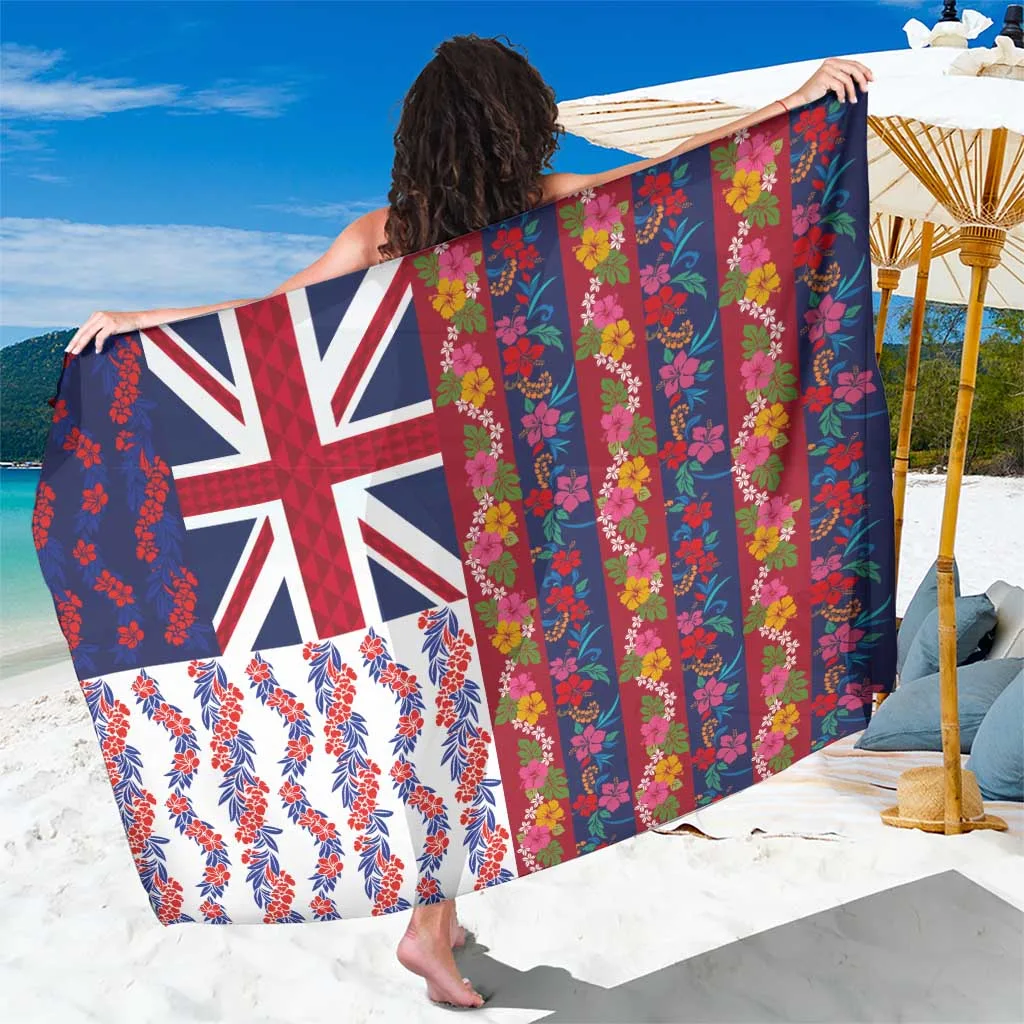 Hawaiian Lei Sarong National Flag Striped Style - main view