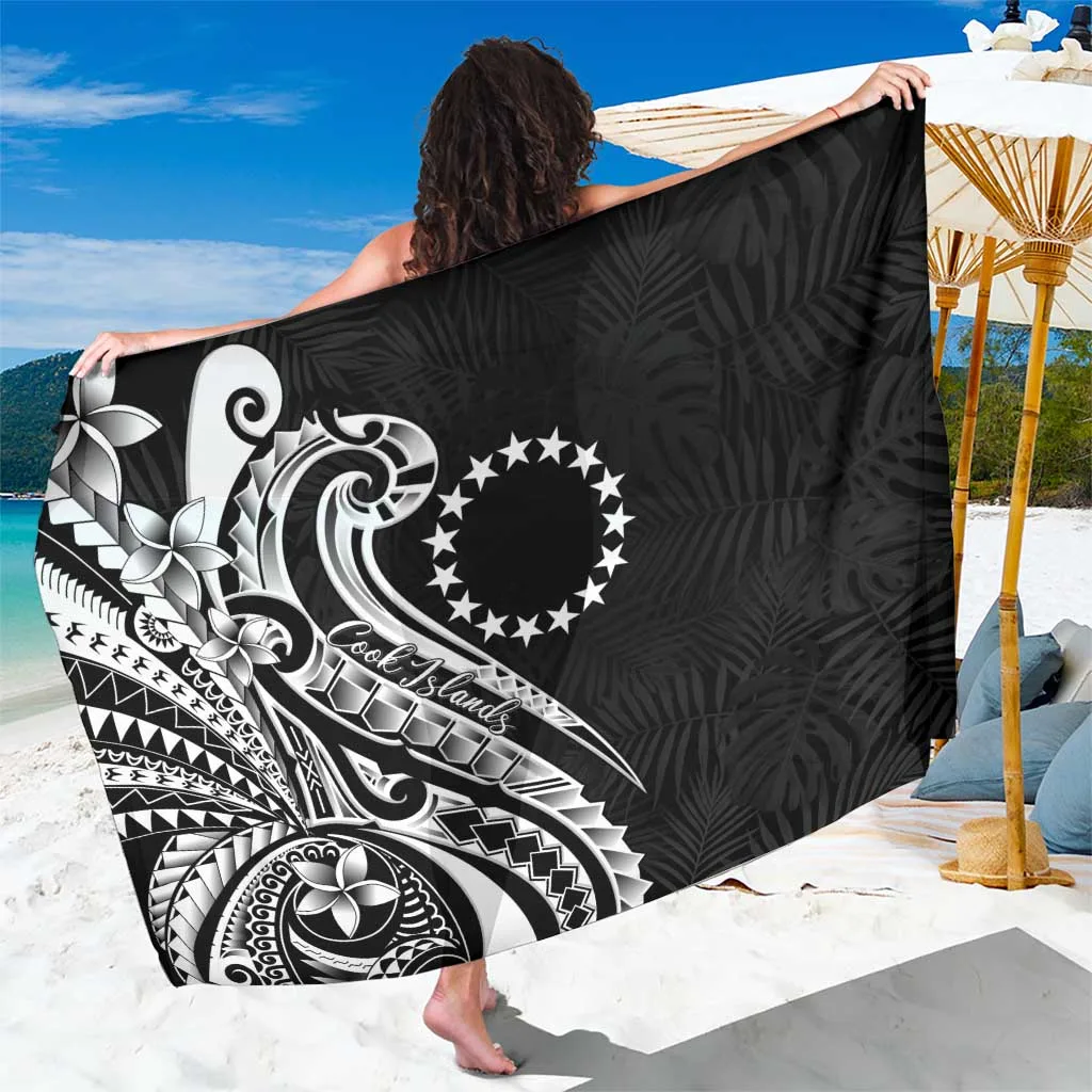 Kia Orana Cook Islands Sarong Kerekere Plumeria Tropical Waves - main view