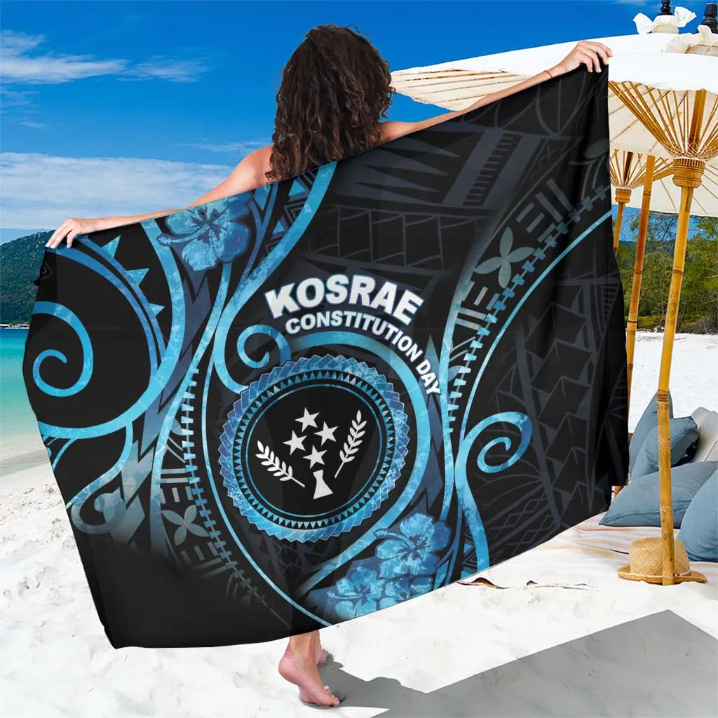 Ocean Floral Hibiscus Tribal Print Sarong Polynesian Beach Wrap Wholesale Pareo - main view