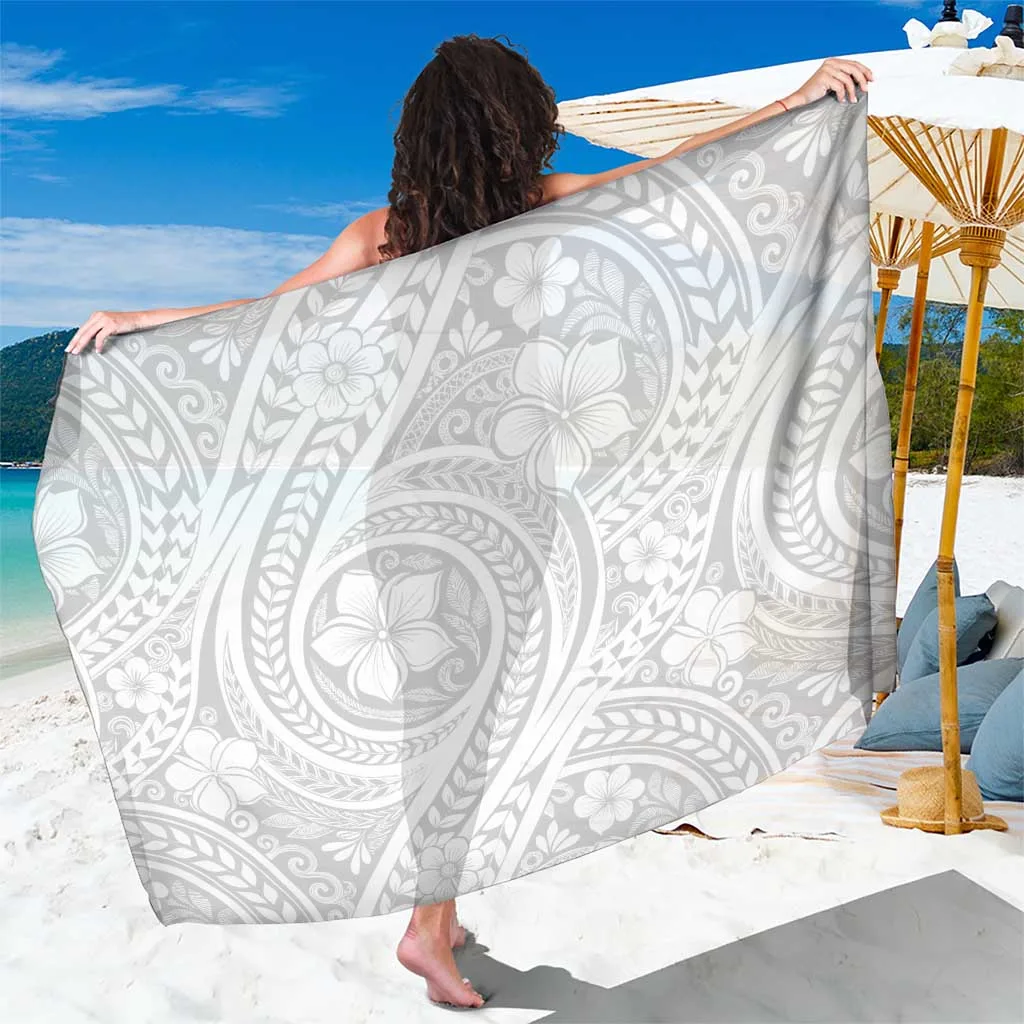 Navy Tribal Polynesian Samoan Print Sarong Beach Wrap for Resort Hotel Wholesale Pareo - main view