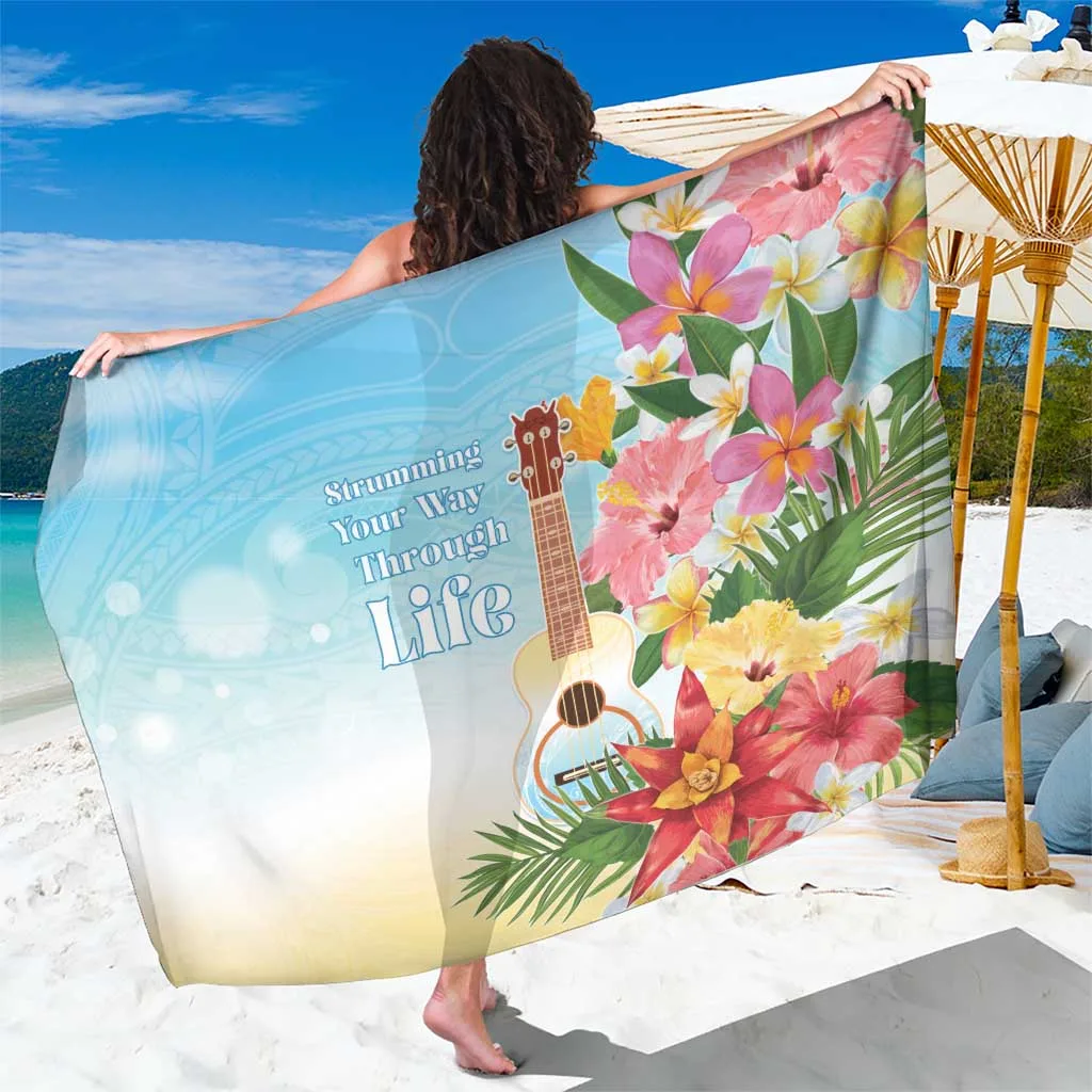 Tropical Vibe Printed Sarong Beach Wrap Rayon Fabric Wholesale Custom Pareo for Resort - main view