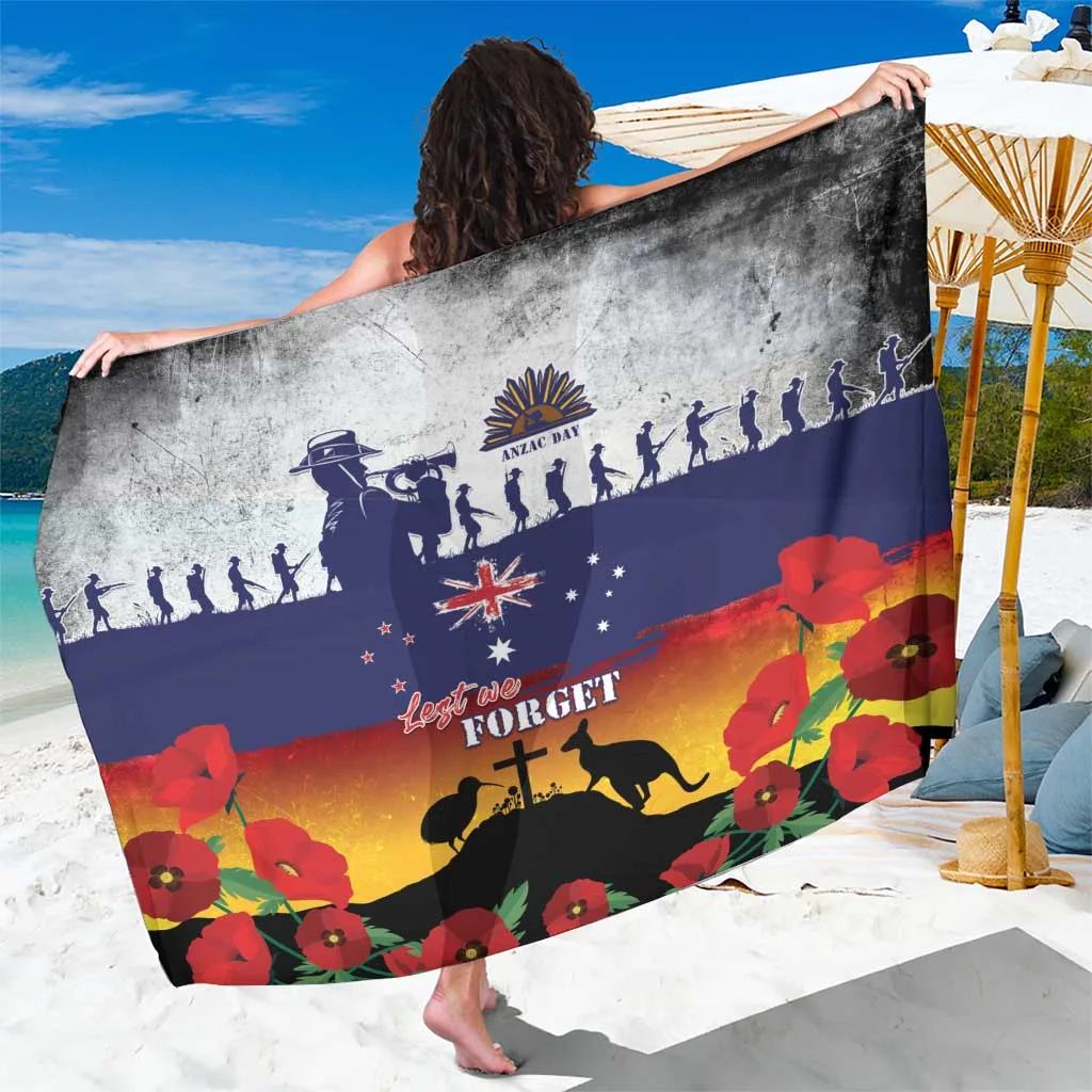 New Zealand & Australia Anzac Last Post Sarong - main view