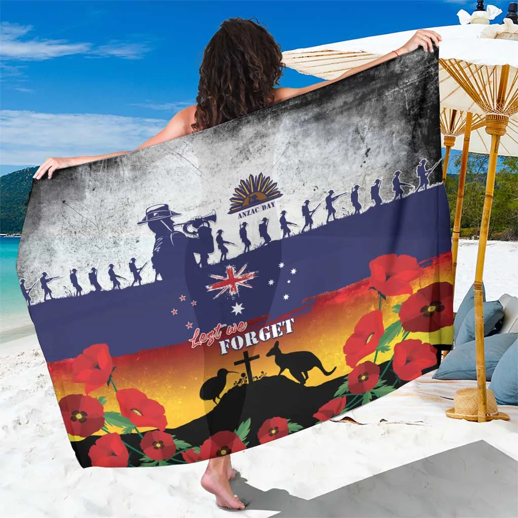 New Zealand & Australia Anzac Last Post Sarong - main view