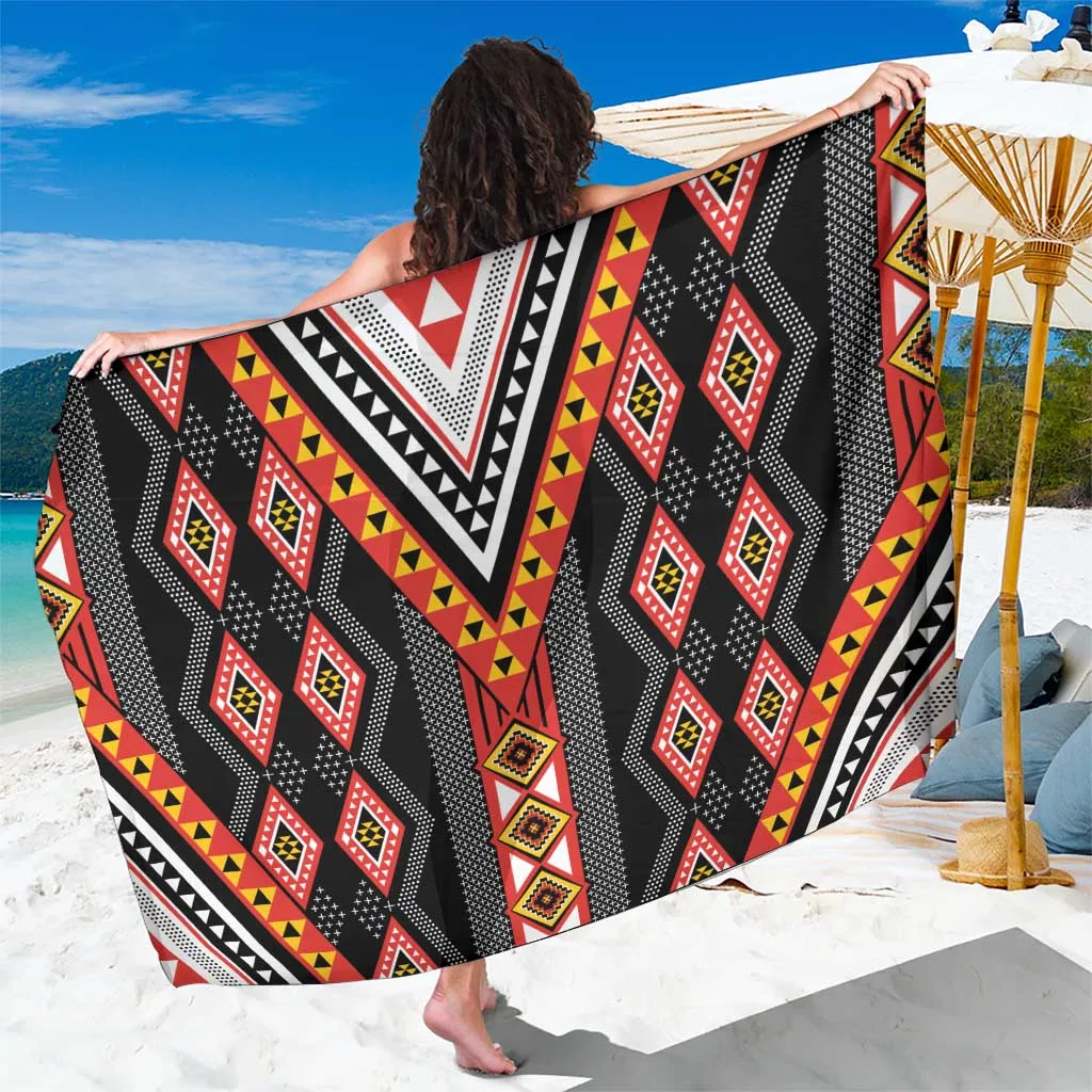 Niho Taniwha Taniko Motif Sarong - related