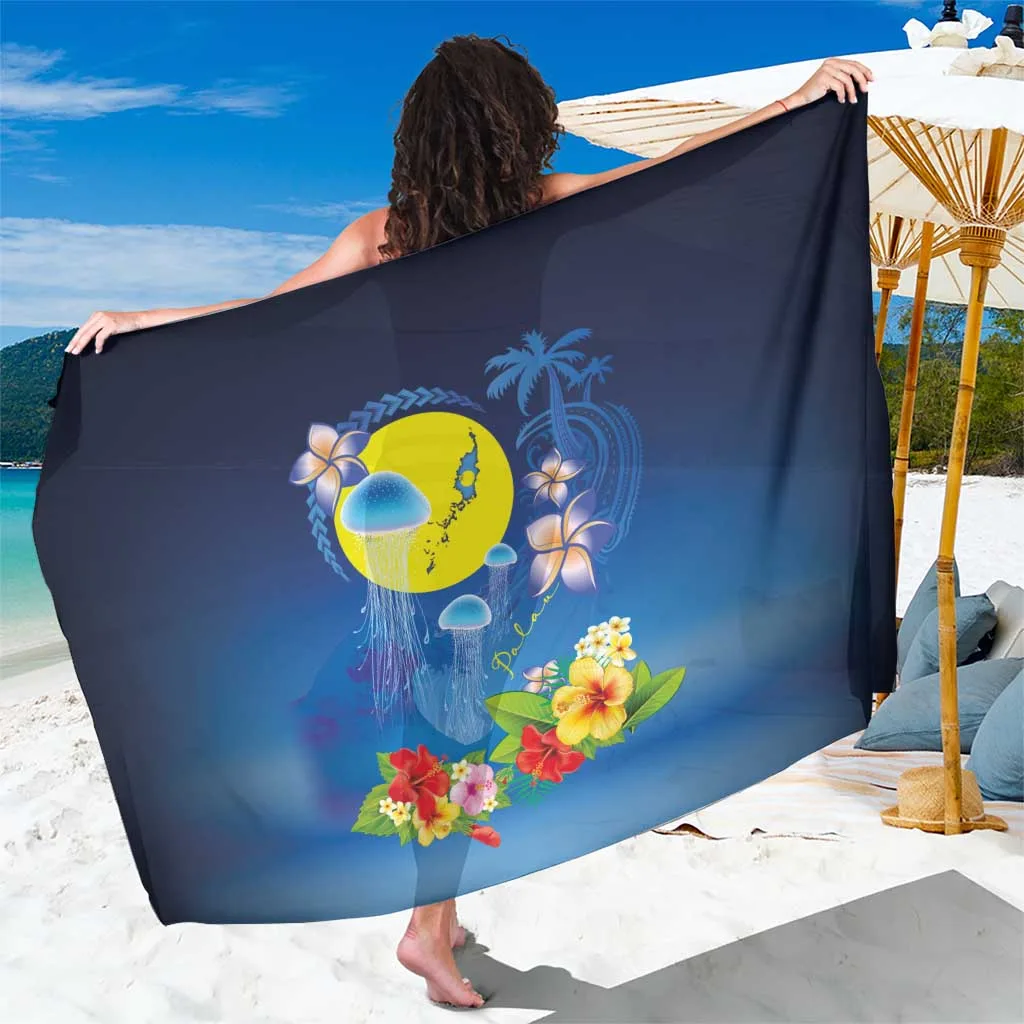 Palau Jellyfish Sarong Ocean Heritage Tropical Plants - main view