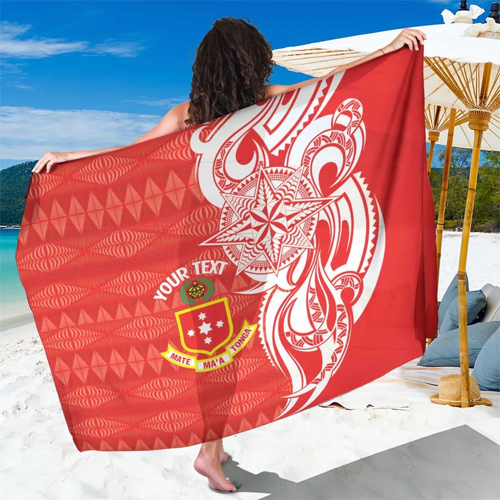 Cream White Tongan Ngatu Pattern Kolisi Sarong South Pacific Island Beach Wrap Pareo Wholesale - main view