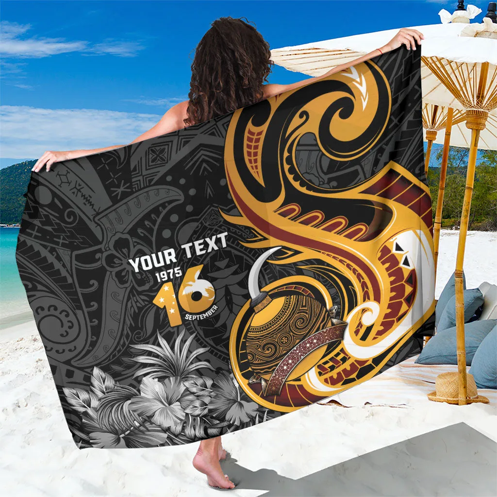 Papua New Guinea 50th Independence Anniversary Tribal Print Viscose Sarong Beach Wrap Wholesale Pareo - main view