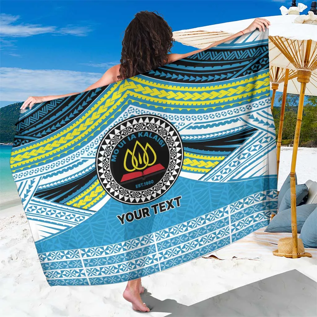 Multicolor Tribal Polynesian Ngatu Tonga College Print Sarong Beach Wrap Pareo Wholesale Custom - main view