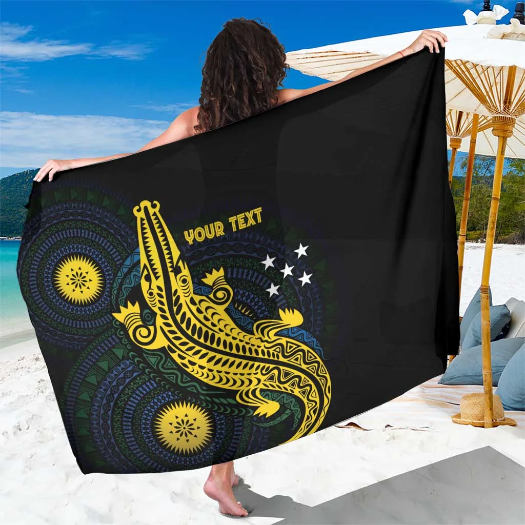 Cream White Crocodile Mix Tapa Solomon Islands Independence Sarong South Pacific Beach Wrap Pareo Wholesale - main view