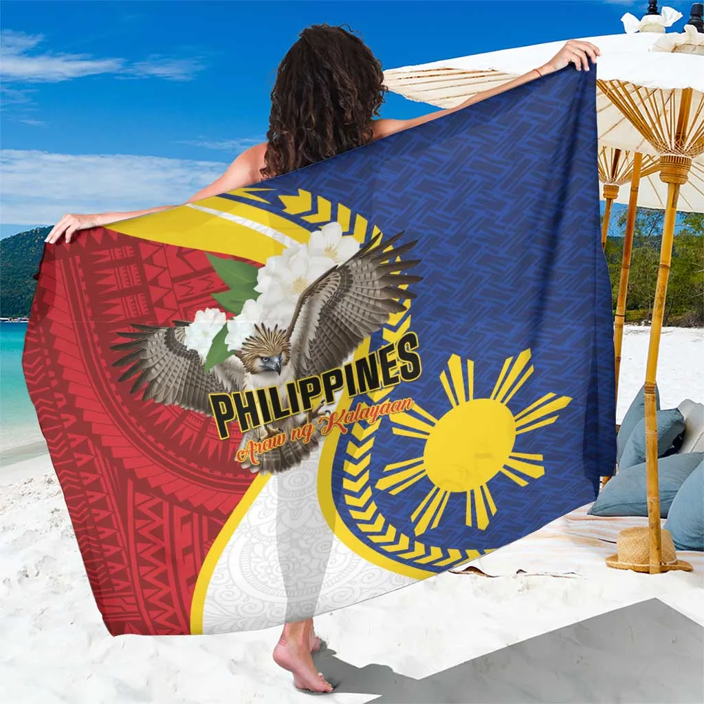 Multicolor Filipino Araw Ng Kalayaan Tribal Print Sarong Tropical Beach Wrap Pareo for Resort Hotel Wholesale - main view