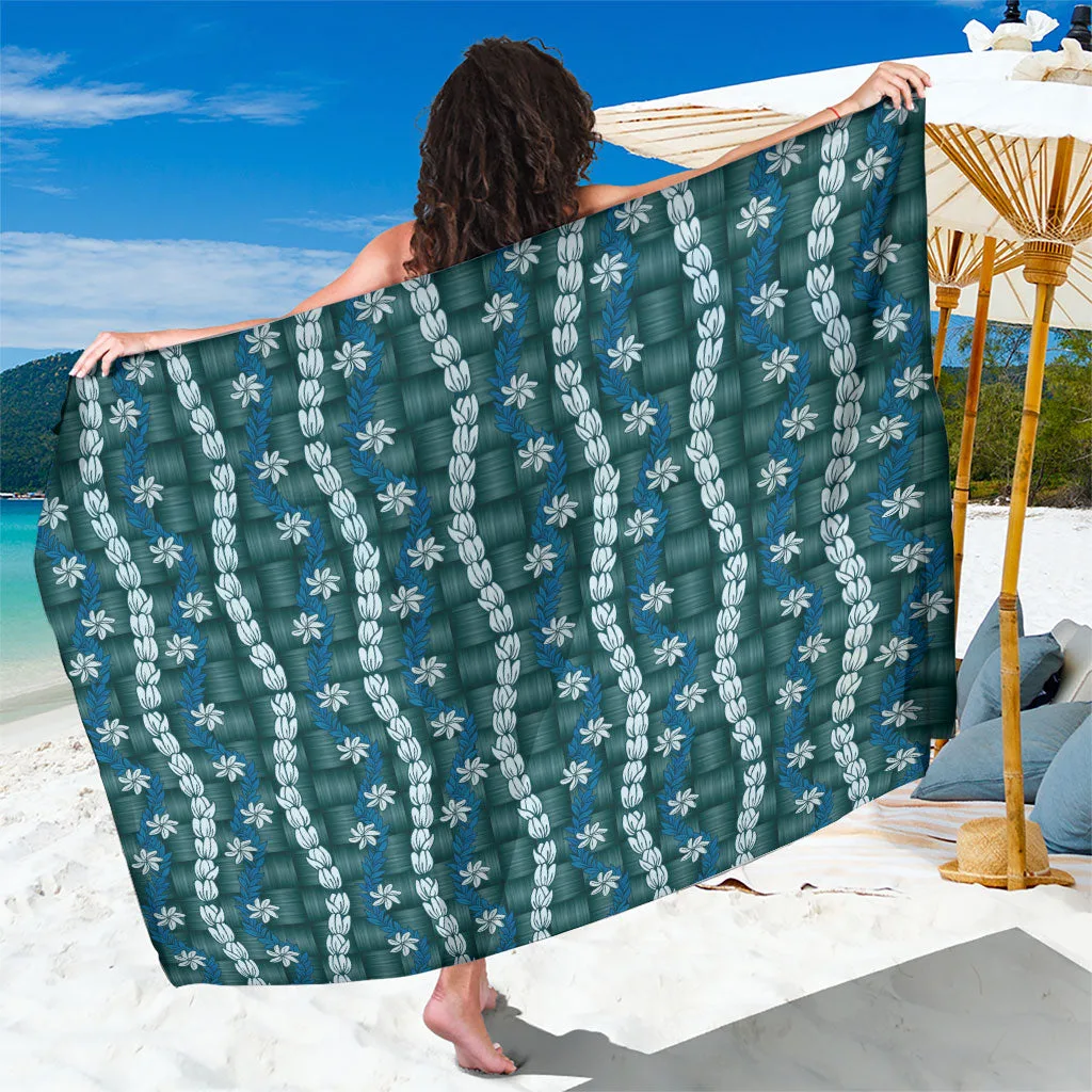 Pikake Maile Tiare Lei Sarong Polu Lauhala Pattern - related