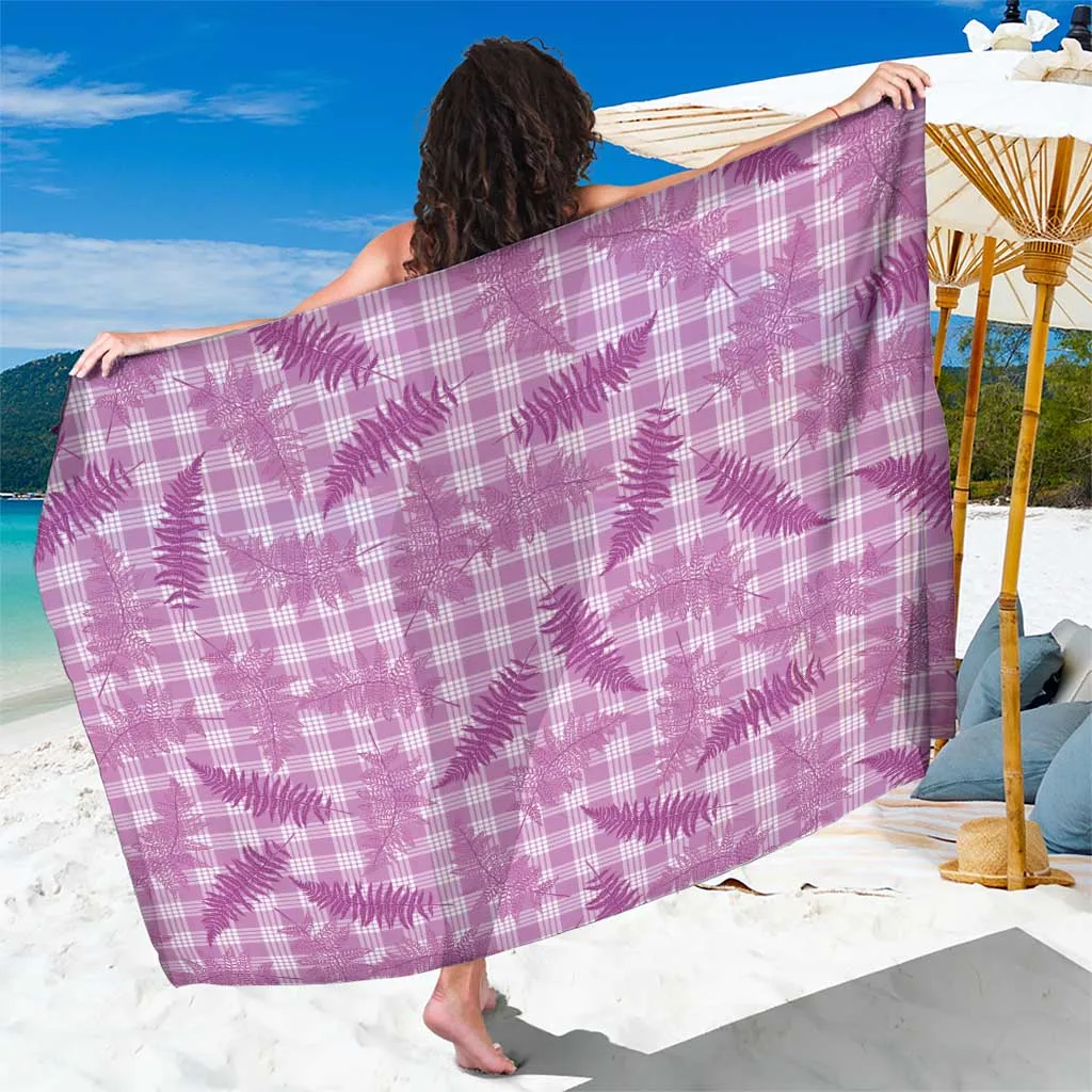 Pink Palaka Hawaii Palapalai Sarong Hawaiian Fern - main view