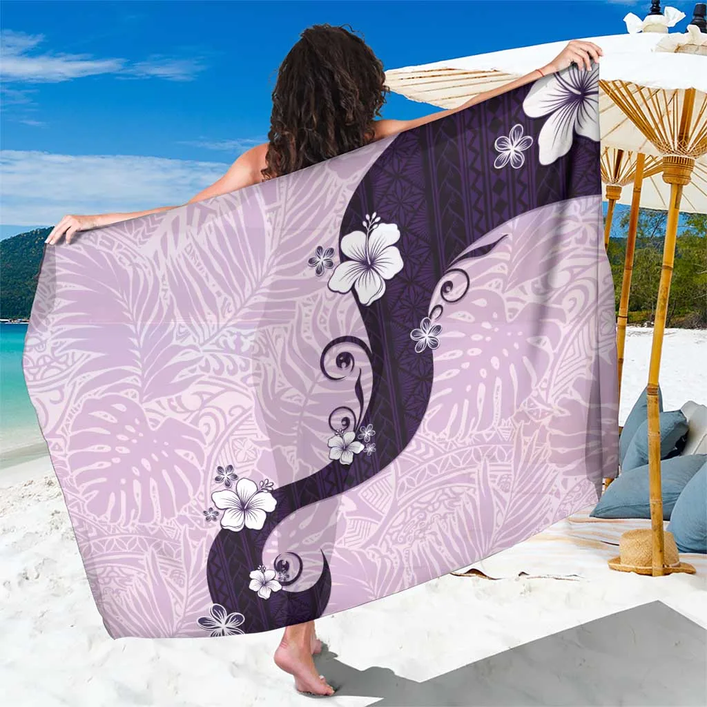Polynesia Hibiscus Sarong Beach Wrap Tropical Island Resort Cover Up Wholesale Pareo - main view