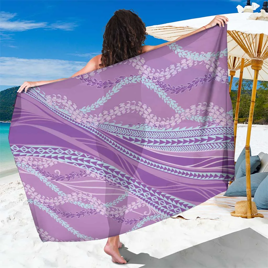 Amethyst Polynesian Golden Tribal Hibiscus Plumeria Print Sarong Tropical Island Beach Wrap Pareo Wholesale - related