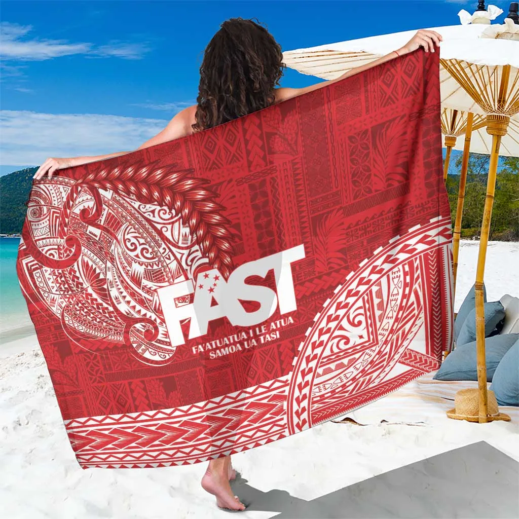 Samoa Motif Mandala Hibiscus Print Viscose Sarong Beach Wrap Pareo Tropical Island Cover Up Wholesale - main view