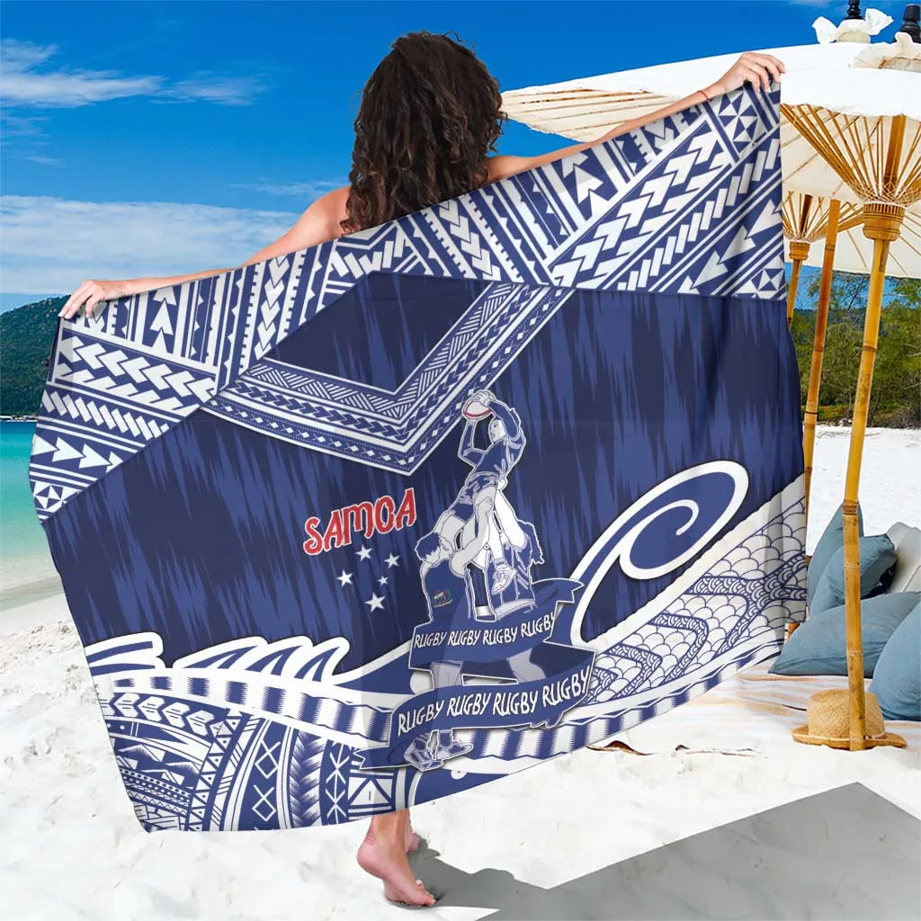 Samoa Rugby Pacific Warrior Glory Viscose Sarong Beach Wrap Wholesale Pareo - main view