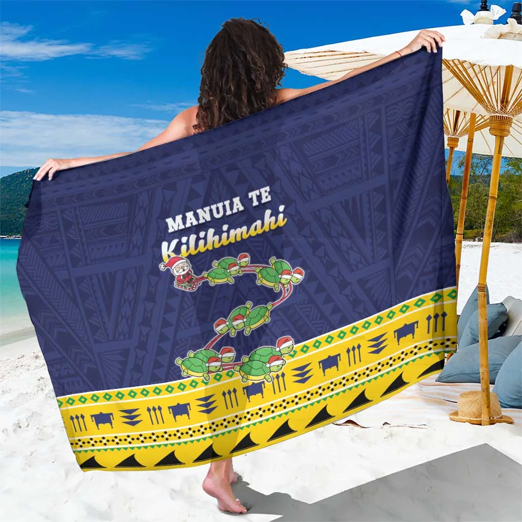 Tokelau Christmas Sarong Tokelauan Turtle Santa Sleigh - related