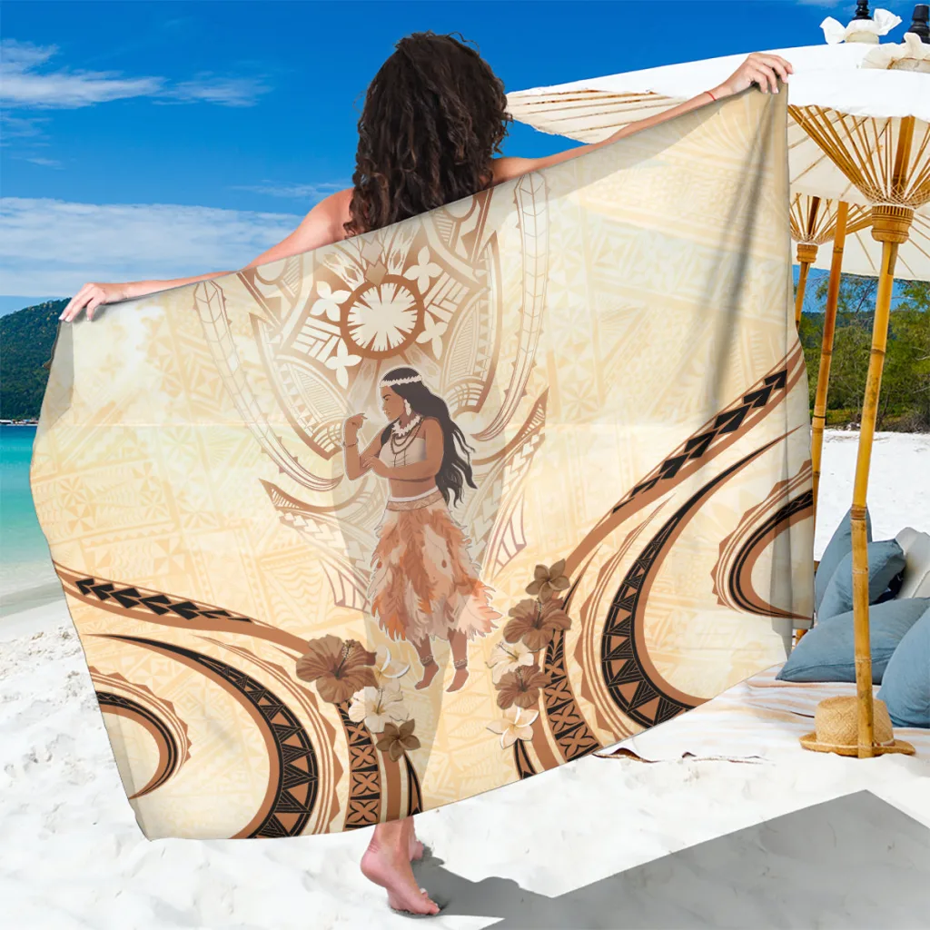 Tonga Women's Day Polynesian Pattern Print Sarong Beach Wrap Pareo Rayon Wholesale - main view