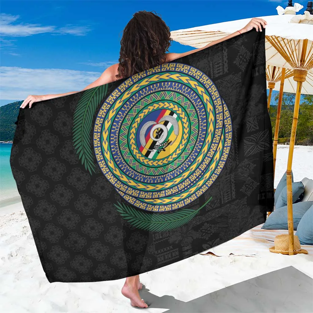 Torba Tribal Tattoo With Namele Leaves Sarong - main view
