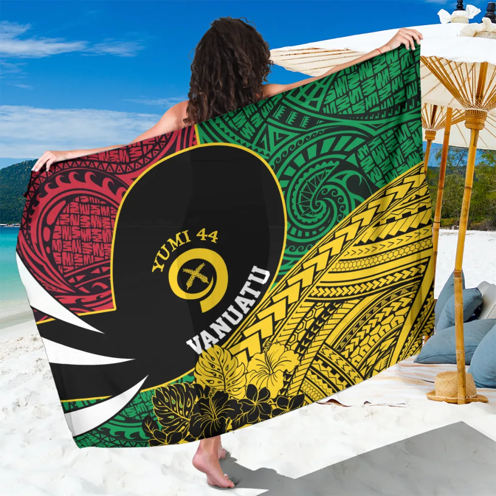 Vanuatu Independence Day Yumi 44 Sarong - main view