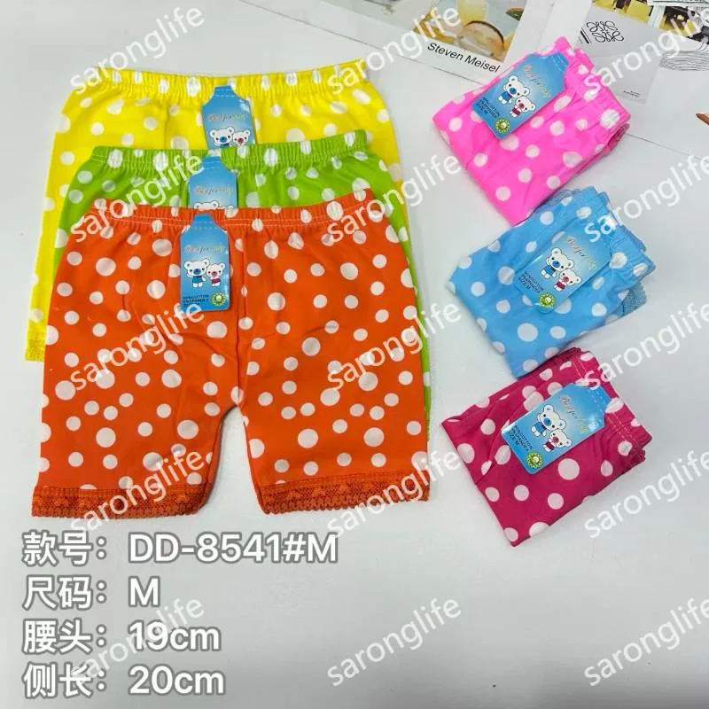 Women's Milk Silk Polka Dot Print Lace Trim Leggings, Comfortable - Leggings