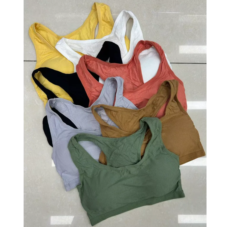 Women's Solid Color Cross Back Sexy Lifting Bra, Outerwear Style